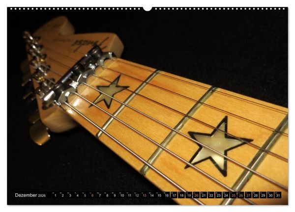 Produktbild: KULT GITARRE - Richie Sambora Stratocaster (Wandkalender 2026 DIN A2 quer), CALVENDO Monatskalender