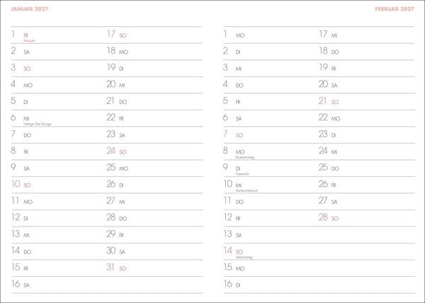Produktbild: Lady Terminkalender A6 2026