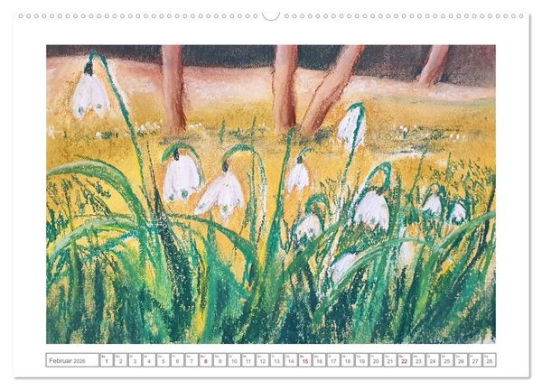Produktbild: Im sanften Licht der Jahreszeiten. (hochwertiger Premium Wandkalender 2026 DIN A2 quer), Kunstdruck in Hochglanz
