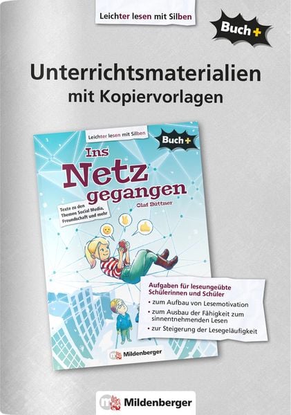 Buch+: Ins Netz gegangen - Unterrichtsmaterialien mit Kopiervorlagen, Geheftet von Constanze Velimvassakis, Mildenberger Verlag GmbH,