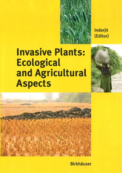 Produktbild: Invasive Plants: Ecological and Agricultural Aspects