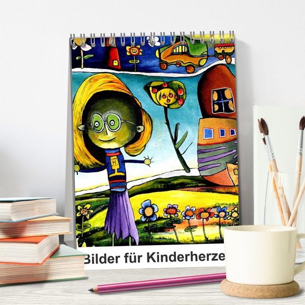 Produktbild: Bilder f&uuml;r Kinderherzen (Tischkalender 2026 DIN A5 hoch), CALVENDO Monatskalender