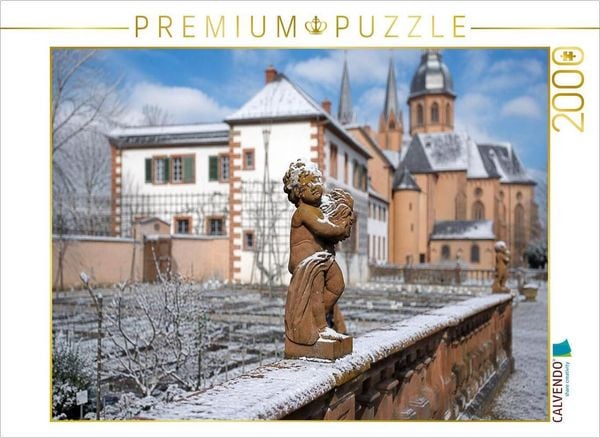 CALVENDO Puzzle Klostergarten | 2000 Teile Lege-Größe 90x67cm Foto-Puzzle für glückliche Stunden