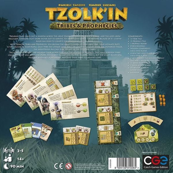 Produktbild: Tzolkin: Tribes & Prophecies/Plemiona i przep