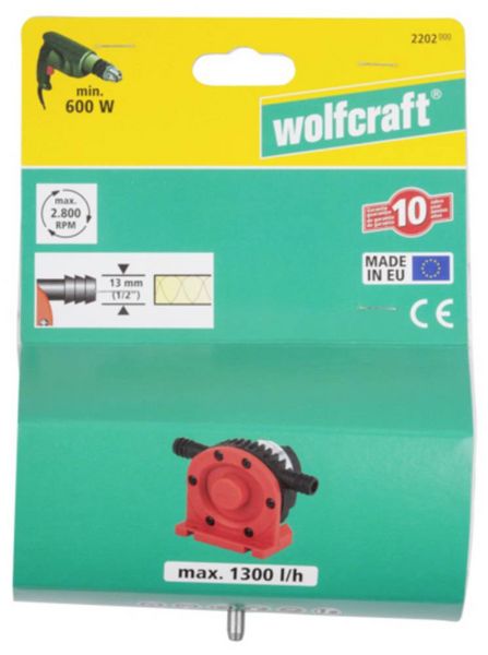 Produktbild: Wolfcraft 2202000 Bohrmaschinenpumpe 1St.