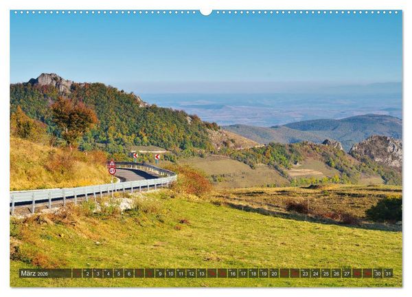 Produktbild: TransApuseni - Sch&ouml;nste Panoramastra&szlig;e in Siebenb&uuml;rgen (Wandkalender 2026 DIN A2 quer), CALVENDO Monatskalender