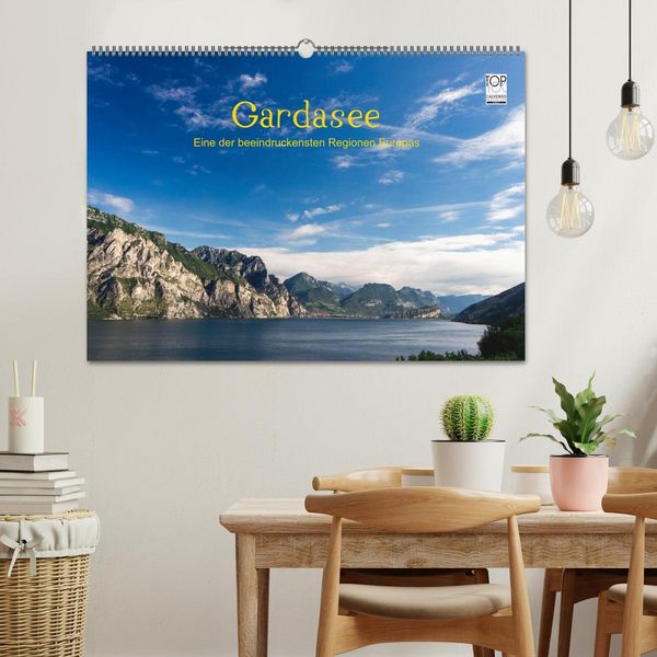 Produktbild: Gardasee (Wandkalender 2026 DIN A2 quer), CALVENDO Monatskalender