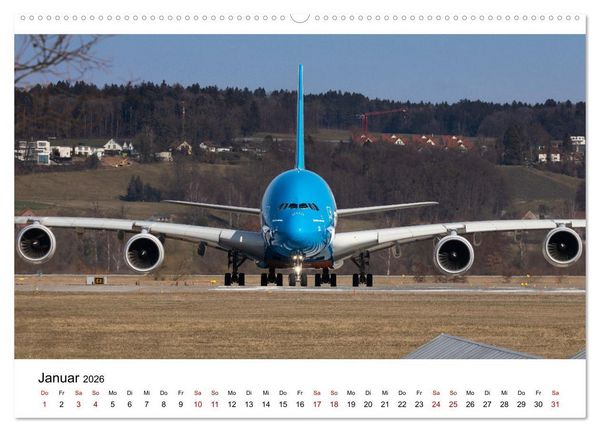 Produktbild: Fliegertr&auml;ume: 12 Monate, 12 Flugzeuge (hochwertiger Premium Wandkalender 2026 DIN A2 quer), Kunstdruck in Hochglanz