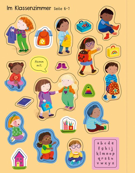 Produktbild: Mein erstes Stickerbuch: Ein Tag in der Schule