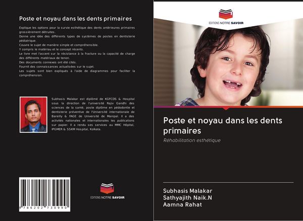 Produktbild: Poste et noyau dans les dents primaires