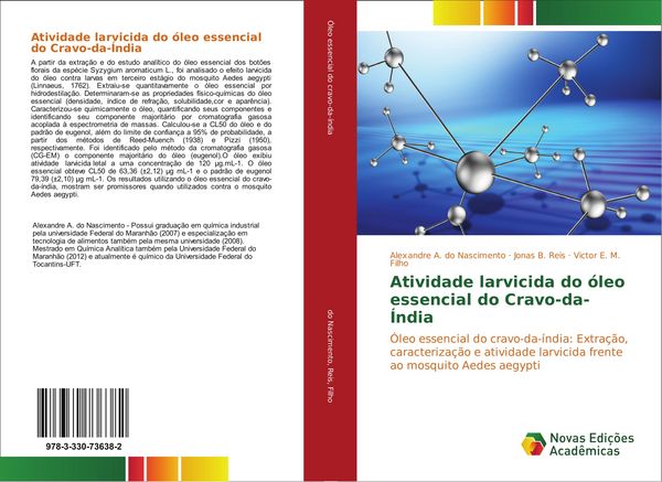 Produktbild: Atividade larvicida do &oacute;leo essencial do Cravo-da-&Iacute;ndia
