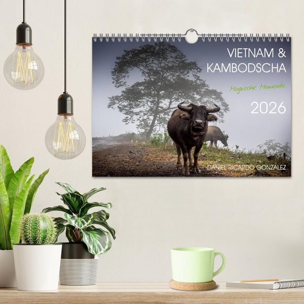 Produktbild: Vietnam und Kambodscha - Magische Momente. (Wandkalender 2026 DIN A4 quer), CALVENDO Monatskalender