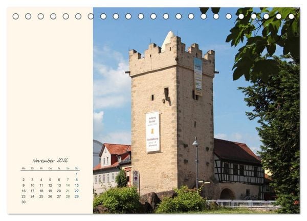 Produktbild: Saalfeld an der Saale &ndash; mein Streifzug durch die historische Altstadt (Tischkalender 2026 DIN A5 quer), CALVENDO Monatskalender