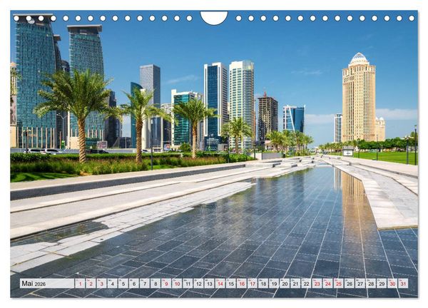 Produktbild: Doha - Hauptstadt von Katar (Wandkalender 2026 DIN A4 quer), CALVENDO Monatskalender