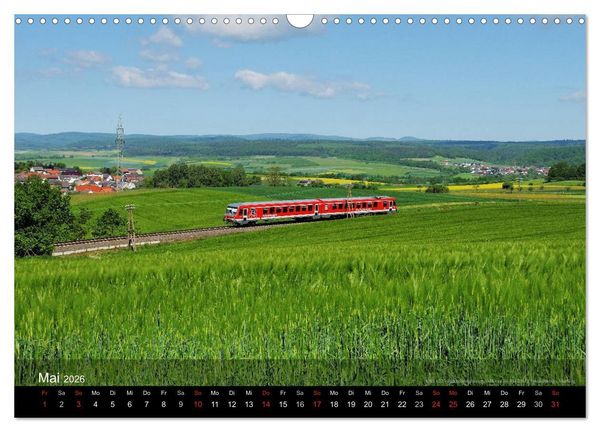 Produktbild: Eisenbahn in Mitteldeutschland (Wandkalender 2026 DIN A3 quer), CALVENDO Monatskalender
