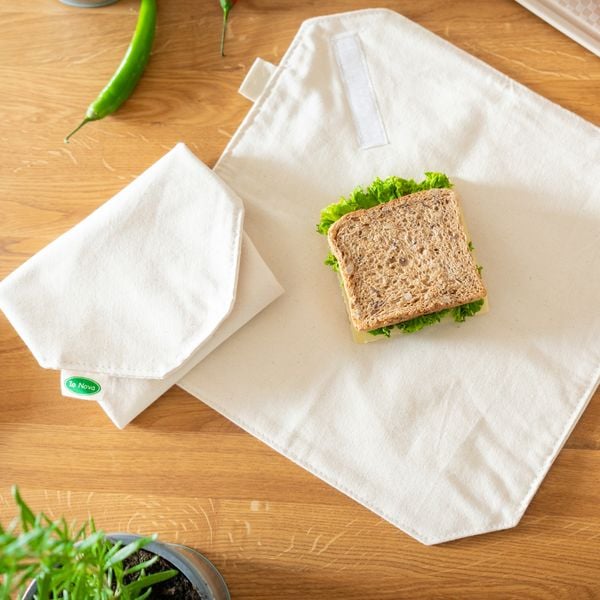 Produktbild: Lunch Wraps aus Baumwolle, 3er Set