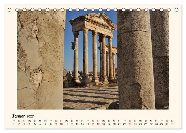 Produktbild: Syrien Kultur & Landschaft (Tischkalender 2027 DIN A5 quer), CALVENDO Monatskalender