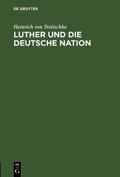 Produktbild: Luther und die deutsche Nation