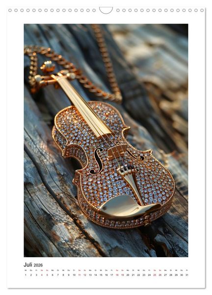 Produktbild: Fantastische Violine (Wandkalender 2026 DIN A3 hoch), CALVENDO Monatskalender