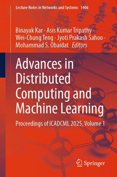 Produktbild: Advances in Distributed Computing and Machine Learning