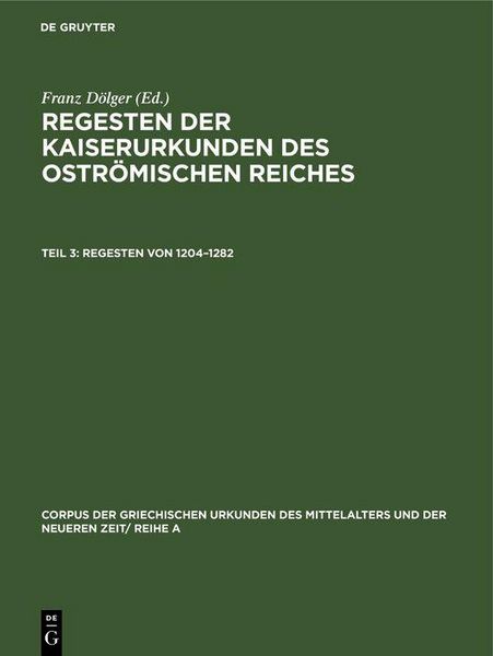 Produktbild: Regesten von 1204-1282