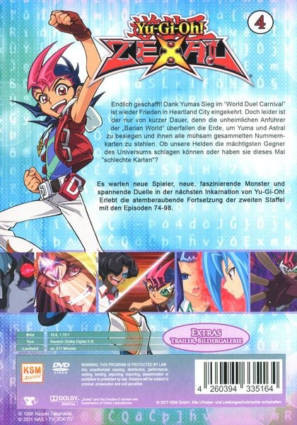 Produktbild: Yu-Gi-Oh! - Zexal - Staffel 2.2/Episode 74-98 [5 DVDs]