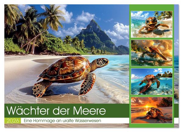 Produktbild: W&auml;chter der Meere (Wandkalender 2026 DIN A4 quer), CALVENDO Monatskalender