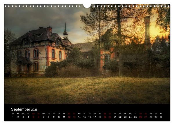 Produktbild: Auch von au&szlig;en haben Lost Places ihren Charme (Wandkalender 2026 DIN A3 quer), CALVENDO Monatskalender