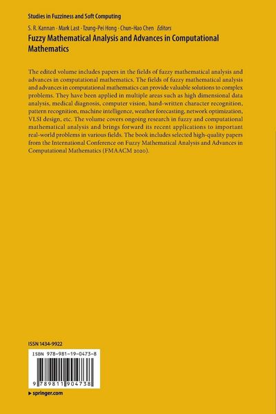 Produktbild: Fuzzy Mathematical Analysis and Advances in Computational Mathematics