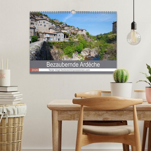 Produktbild: Bezaubernde Ard&egrave;che (Wandkalender 2026 DIN A3 quer), CALVENDO Monatskalender