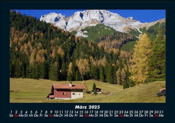 Produktbild: Bergige Welten 2025 Fotokalender DIN A5