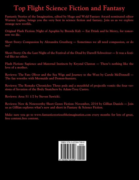 Produktbild: Fantastic Stories of the Imagination November 2014, #222