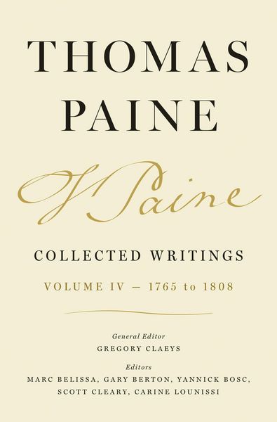 Produktbild: Thomas Paine Collected Writings, Volume 4