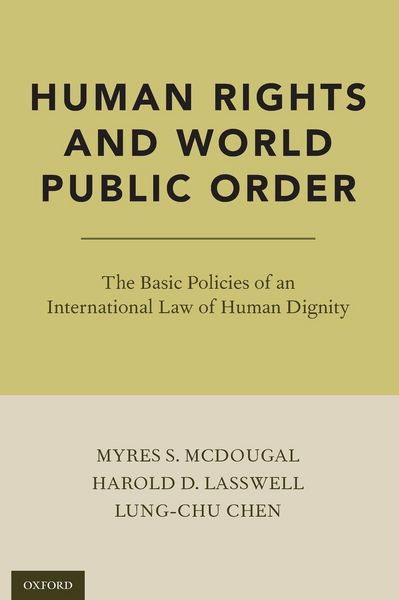 Produktbild: Human Rights and World Public Order
