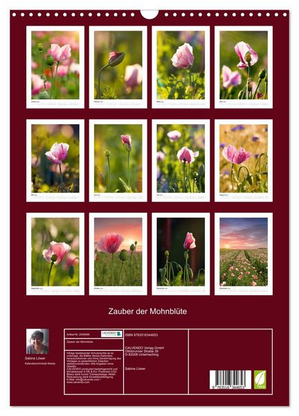 Produktbild: Zauber der Mohnbl&uuml;te (Wandkalender 2026 DIN A3 hoch), CALVENDO Monatskalender