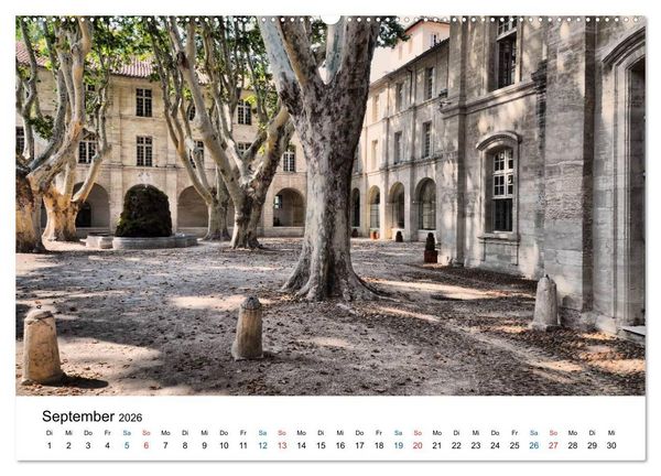 Produktbild: Avignon - Weltkulturerbe der UNESCO (Wandkalender 2026 DIN A2 quer), CALVENDO Monatskalender