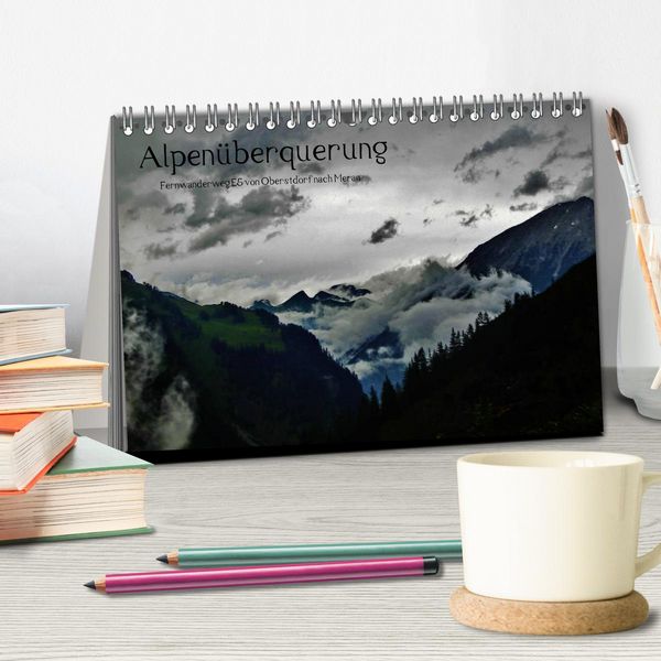 Produktbild: Alpen&uuml;berquerung (Tischkalender 2026 DIN A5 quer), CALVENDO Monatskalender
