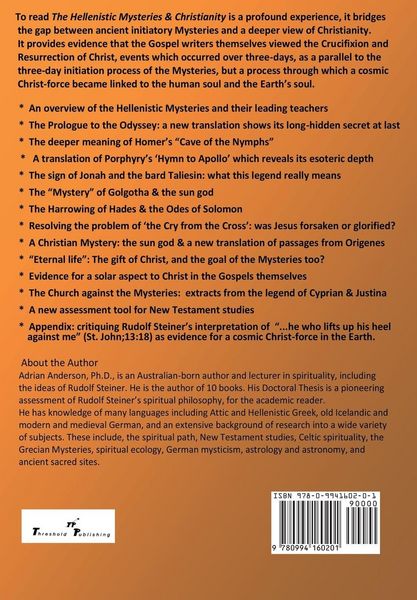 Produktbild: The Hellenistic Mysteries & Christianity