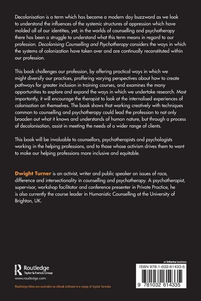 Produktbild: Decolonising Counselling and Psychotherapy