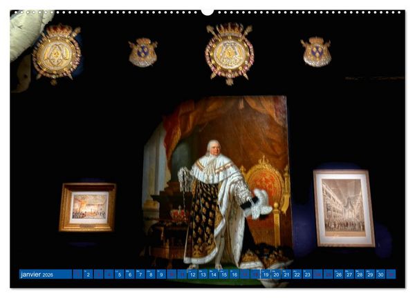 Produktbild: Le dernier sacre d'un Roi de France : Charles X (Calendrier mural 2026 DIN A2 vertical) calendrier de bureau