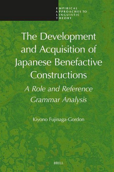 Produktbild: The Development and Acquisition of Japanese Benefactive Constructions