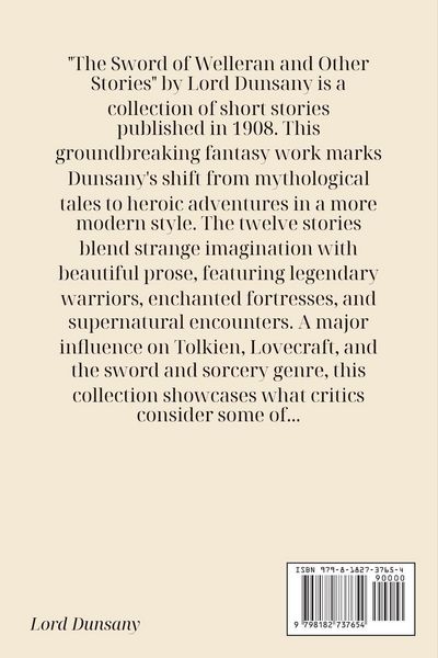 Produktbild: The Sword of Welleran and Other Stories
