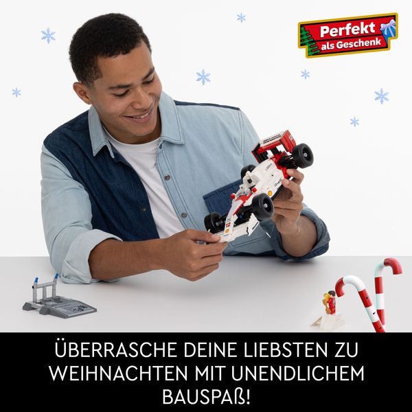 LEGO Icons McLaren MP4/4 & Ayrton Senna, Modellauto für Erwachsene 10330