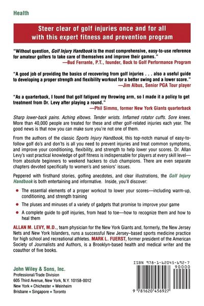 Produktbild: Golf Injury Handbook