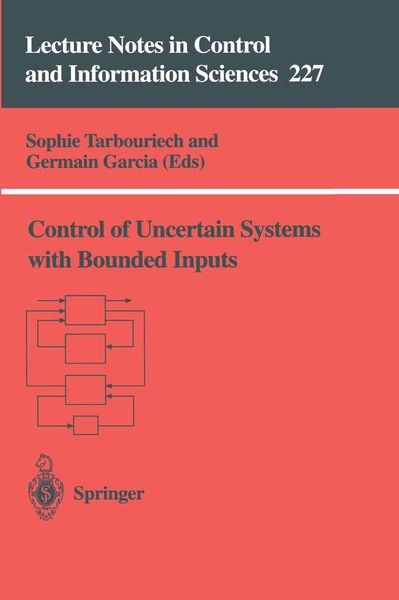 Produktbild: Control of Uncertain Systems with Bounded Inputs