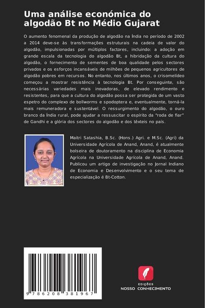 Produktbild: Uma an&aacute;lise econ&oacute;mica do algod&atilde;o Bt no M&eacute;dio Gujarat