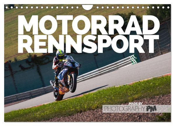 Produktbild: Motorrad Rennsport (Wandkalender 2026 DIN A4 quer), CALVENDO Monatskalender