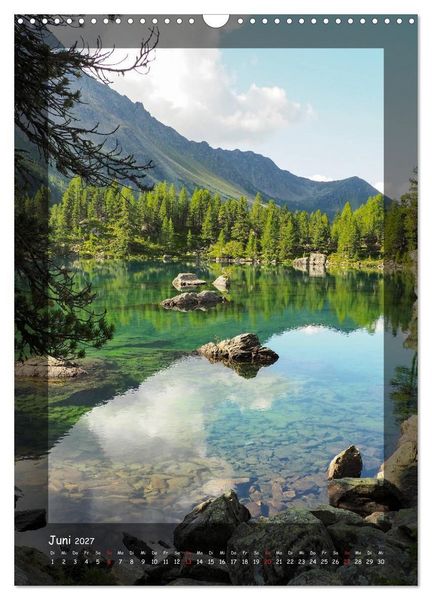 Produktbild: Bergwelten Wandkalender (Wandkalender 2027 DIN A3 hoch), CALVENDO Monatskalender