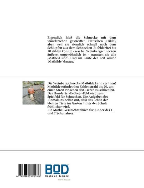 Produktbild: Mathilde, die mathematisch begabte Schnecke