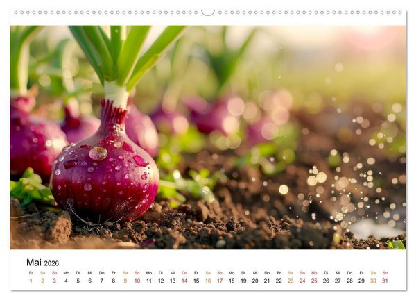 Produktbild: Gem&uuml;se f&uuml;r Gourmets (Wandkalender 2026 DIN A2 quer), CALVENDO Monatskalender